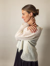 MOHAIR Lace Trim Cardigan . Froth