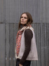MOHAIR + MERINO Sleeveless Vest . Marshmallow