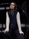 MOHAIR + MERINO Sleeveless Vest . Midnight