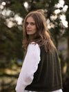 MOHAIR + MERINO Sleeveless Vest . Olive