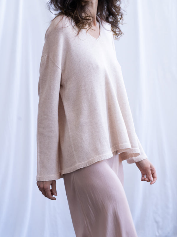 V Neck Jumper Swing Jumpers Ladies MERINO WOOL V Neck Swing