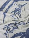 COTTON Weedy Sea Dragon Cot Blanket