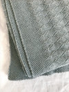COTTON Diamond Knit Cot Blanket